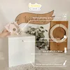 Creative Deco Bílá dřevěná krabička s víkem svatební Náhled obrázku produktu 4