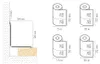 Taśma przypodłogowa PVC 24x28mm Cezar Szary Jasny Mat 5m Podgląd zdjęcia produktu 4