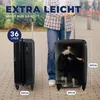 MuchoWow® Koffer Handgepäck Trolley Rollkoffer Kleine Produktbild-Vorschau 5