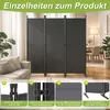 YRHome Raumteiler Paravent 3-flügelig Groß 240x180cm Produktbild-Vorschau 3