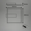Stropné svietidlo LED, čierne, LED/14W Náhľad obrázku produktu 8