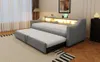 Łóżko tapicerowane Sweiko Rozkładana sofa 90/180 x 190 cm, Podgląd zdjęcia produktu 19