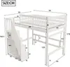 Sweiko postel z masivu 140x200, schody s úložnou skříní, Náhled obrázku produktu 6