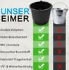 3x Baueimer 12l - Mörteleimer mit Henkel - Eimer für Produktbild-Vorschau 7