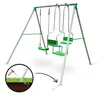 3-Sitzer Gartenschaukel für Kinder - Stahl, grün - outdoor Produktbild-Vorschau 5