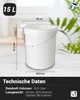 5x 15 Liter Eimer mit Deckel und Metallgriff, Produktbild-Vorschau 3