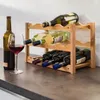 relaxdays stojan na víno hnedý 42,0 x 21,0 x 28,0 cm Náhľad obrázku produktu 5