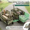 Sekey Klappbar Bollerwagen mit Faltbarer Heckklappe, 160L & Produktbild-Vorschau 2