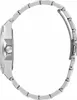 A side view of a silver Guess watch with a metal band. Náhľad obrázku produktu