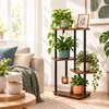 Relaxdays plantenstandaard, met 4 vlakke plateaus, hoogte x Productafbeelding-voorbeeld 2