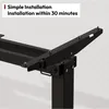 SANODESK Höhenverstellbarer Schreibtisch 180x80cm, Produktbild-Vorschau 11