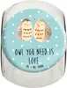 Mr. & Mrs. Panda Bonboniere Eulen Liebe L 870ml - Türkis Produktbild-Vorschau 1