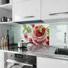 Küchenrückwand Spritzschutz Glas mit Motiv Himbeerglas 40 x Produktbild-Vorschau 2