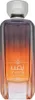 A perfume bottle with a gradient color scheme from purple to orange. Voir les images du produit