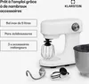 Klarstein Bella Evo Robot Pâtissier 1500W – 5L Bol Inox, 12 Voir les images du produit 6