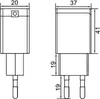Yingjiao Steckernetzteil 5W 5V 1A  5,5*2,1mm Hohlstecker Produktbild-Vorschau 2