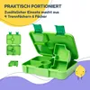 schmatzfatz Brotdose Kinder mit Fächern, BPA Frei Lunchbox Produktbild-Vorschau 4