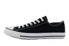 A side view of a black Converse All Star sneaker against a white background. Voir les images du produit