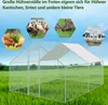 Hühnerstall 3x4x2m Freigehege Hühnerhaus Kükenstall Produktbild-Vorschau 3