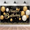 Geburtstagsbanner mit der Aufschrift „Happy Birthday“ – Produktbild-Vorschau 1