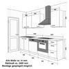 Küche OLD STYLE Basic 240 cm Old Wood Optik Küchenzeile Produktbild-Vorschau 8