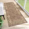 Tapiso Runner Anti Slip Modern Brown Obývacia izba 80 x 240 Náhľad obrázku produktu 1