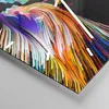 Wanduhr - Quadrat - Glasuhr - Abstraktion modern - 30x30cm Produktbild-Vorschau 5