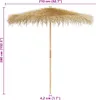vidaXL Parasol en bambou avec toit en feuilles de bananier Voir les images du produit 7