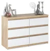 Kommode „HIT“, 6 Schubladen, 100 cm, Sonoma-Eiche / Produktbild-Vorschau 2