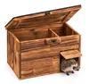 Igelhaus XXL 45x32x27 cm, Igelhaus aus Tannenholz mit Produktbild-Vorschau 1