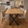 Massivholztisch Eiche 200x100 cm mit Baumkante – Produktbild-Vorschau 1