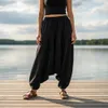 Haremshose Pluderhose Pumphose Aladinhose aus Baumwolle - Produktbild-Vorschau 4