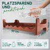 Novaliv Flaschenregal für 36 Flaschen | Weinregal braun | Produktbild-Vorschau 2