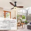 60CM LED Deckenventilator mit Beleuchtung E27 RGB Musik Produktbild-Vorschau 8
