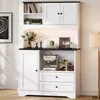 Armoire de cuisine Flieks avec éclairage LED, prises Voir les images du produit 5