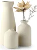 Vasen Deko -Weiße Keramik Vase Satz von 3 für Moderne Home Produktbild-Vorschau 1