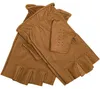 Driving Halbfinger Fingerlose Autofahrer-Handschuhe Produktbild-Vorschau 2