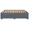 The Living Store Bettgestell Dunkelgrau 200x200 cm Samt Produktbild-Vorschau 6