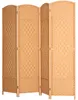 HOMCOM Paravento a 4 ante 180 x 180 cm Divisorio pieghevole Anteprima dell’immagine prodotto 1