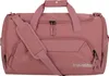 A studio shot of a pink duffel bag. Produktbild-Vorschau