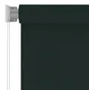 vidaXL Außenrollo 205 (B) x 230 (H) cm Dunkelgrün HDPE Produktbild-Vorschau 2