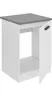 Belini Unterschrank Küche, Spülenunterschrank 60 cm Breite. Produktbild-Vorschau 2