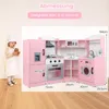 COSTWAY Eck Spielküche, Kinderküche mit Spüle, Eismaschine, Produktbild-Vorschau 10