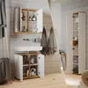 Badmöbel-Set Vicco Didi Weiß/Artisan 3 Teile mit Produktbild-Vorschau 5