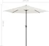 vidaXL Ombrellone da balcone con palo in alluminio color Anteprima dell’immagine prodotto 14