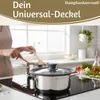 LS-LebenStil Universal Topfdeckel Glasdeckel Ø 24 26 28cm Produktbild-Vorschau 7