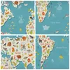 Bild auf Leinwand - Leinwandbild - Geographie Globus Grafik Produktbild-Vorschau 8