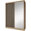 BEAUTYSOFA | Armoire DONATELLO 160 cm Artisan/Noir avec Voir les images du produit 2