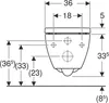 Geberit 502774001 Acanto Set WWC m. WC-Sitz, Tiefspüler Produktbild-Vorschau 14