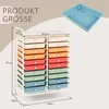20zásuvkový vozík na kolečkách s kovovým rámem - Macaron Náhled obrázku produktu 2